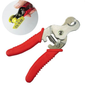 Stainless steel ear tag cutter